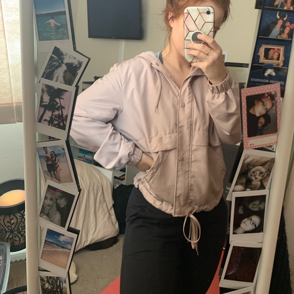 Powder Pink Hooded Jacket - Picture 3 of 4